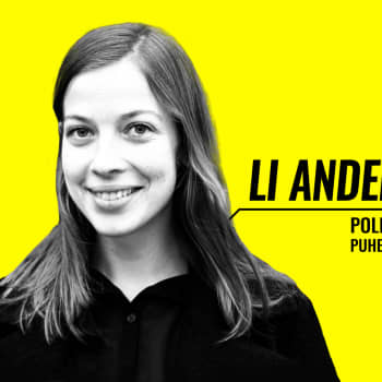 Eduskuntavaalit 2019 - vaalitentissä Li Andersson (vas.)