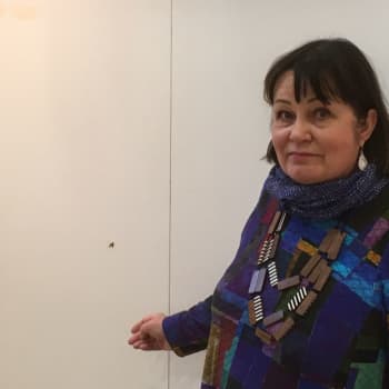 Yle Nyheter Huvudstadsregionen: Kyrkslättkonstnären Raija Sundström om taveltjuvar i Porkalasalen