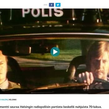 YLE Helsinki: Perusjuopot ovat hävinneet Helsingin katukuvasta - putkaan päädytään nykyään häiriökäyttäytymisen takia