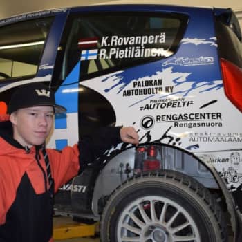 Sunnuntaivieras: Ajokortiton Kalle Rovanperä, 16, on jo Latvian rallimestari