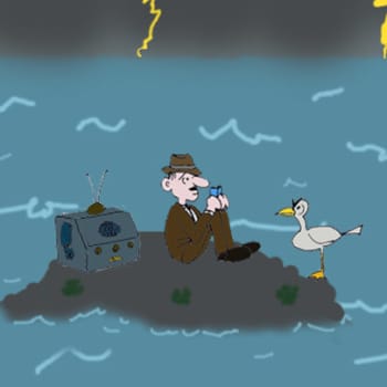 Naiserakko autiosaarella