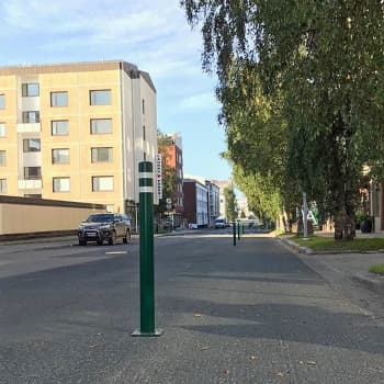 Kemin keskustassa kokeillaan pyöräilybaanaa Pohjoisrantakadulla - somessa kuohahti