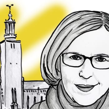 Riikka Uosukainen ja ruotsalaiset diskuteeraajat
