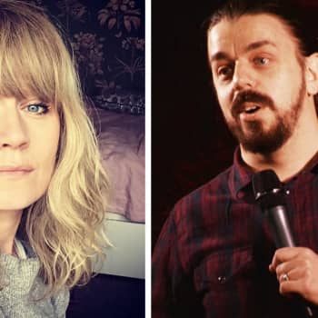 Samtal om satir med Sonja Ahlfors och Anders Helenius
