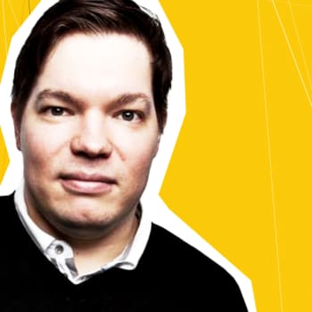 Vieraana Finnairin toimitusjohtaja Pekka Vauramo