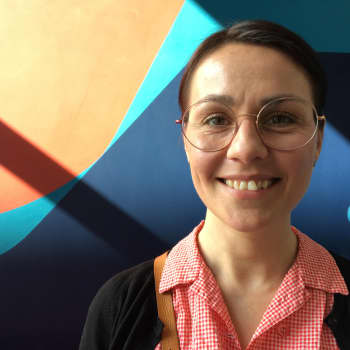 Petra Bergström besöker studion