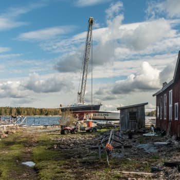 Ednäs varv på Pellinge har haft mycket jobb under våren - de sista båtarna ska ut till midsommaren