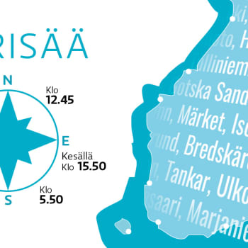 Lauantaina klo 5.50