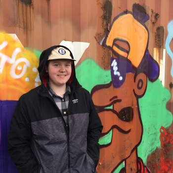 Vanhasta merikontista graffitiseinäksi Kouvolaan