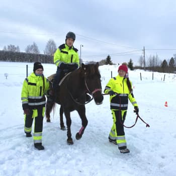 CP- ja näkövammainen Esko Romsi saa ison avun hevoselta - pararatsastus auttaisi monia, mutta on Lapissa harvinainen harrastus