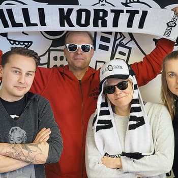 Poikelus ja Hätönen: Villi kortti -sarjan Paula ja Ville: Meillä meni lentopallossa tosi hyvin kun vastustajat oli sidottu köysillä yhteen