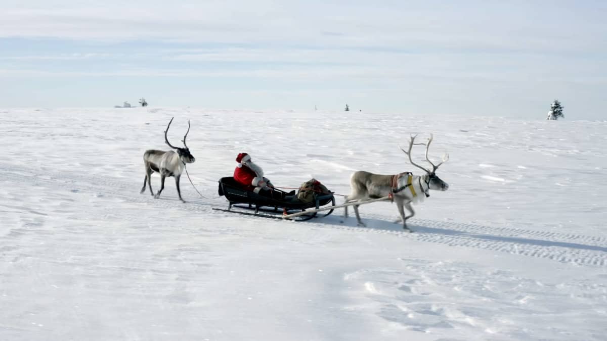 Santa travels.
