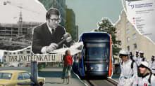 Kollaasi Hervannasta.