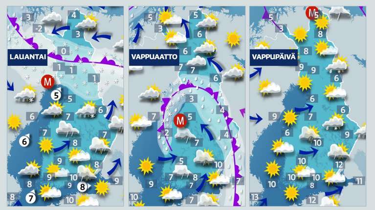 Finland preparing to celebrate May Day the traditional way, with sleet ...