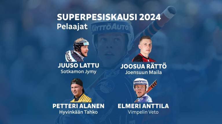 Juuso Lattu, Joosua Rättö, Petter iAlanen ja Elmeri Anttila.