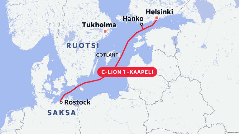 Uusi kaapelirikko Itämerellä – SVT:n mukaan kyseessä Suomen ja Saksan ...