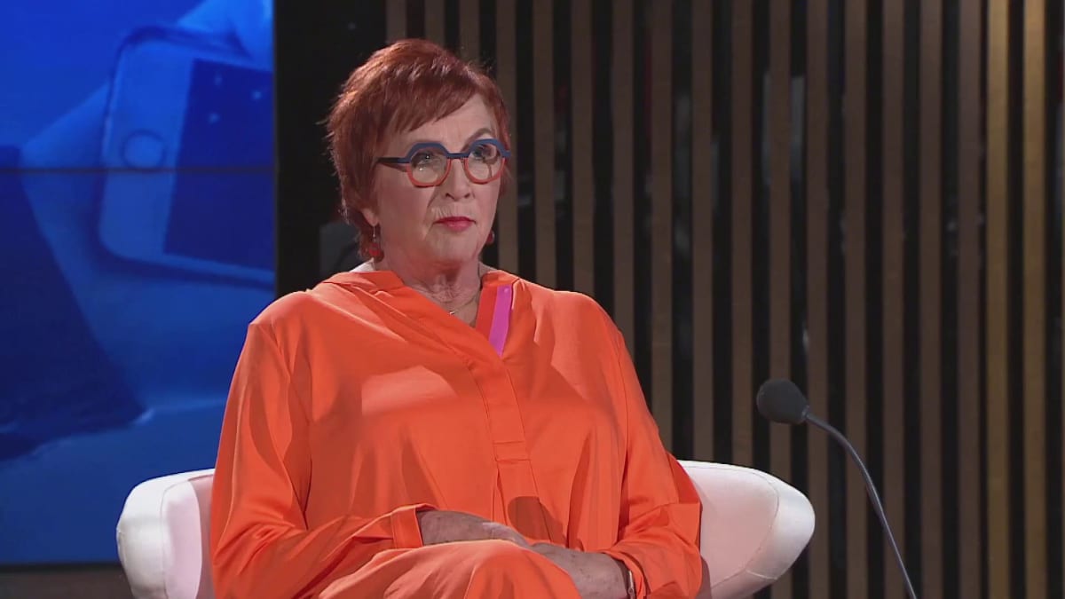 Kasvatustieteiden professori Nina Sajaniemi vieraili A-studiossa 23.5.2023.