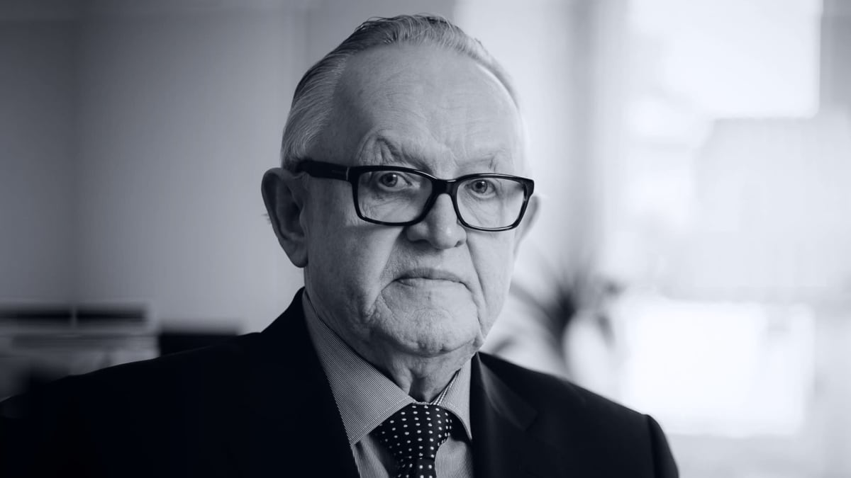 Martti Ahtisaari, President of Finland 1994-200. Photo: CMI/Tomas Whitehouse