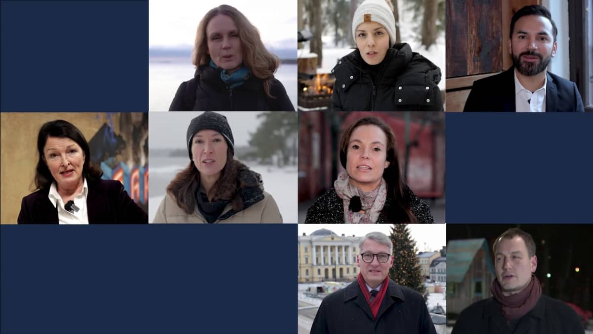 Spouses of presidential candidates. Photo: Mimmi Nietula / Yle