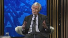 Erkki Tuomioja A-talkissa.