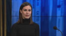 Pääministeri Sanna Marin A-studiossa..