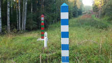 The border between Finland and Russia at Nuijamaa.