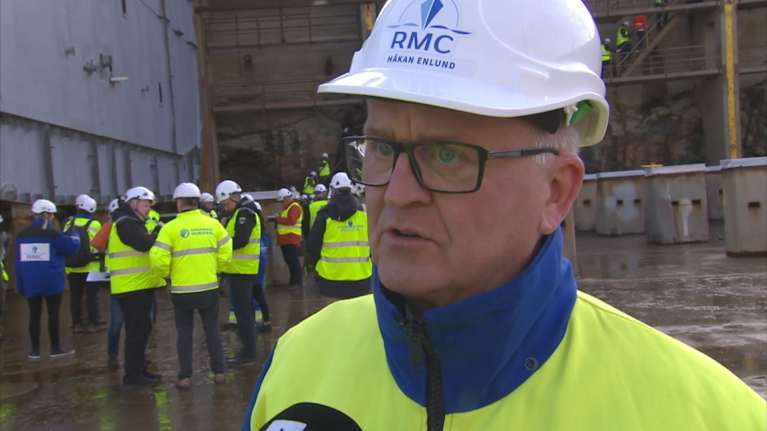 Håkan Enlund, försäljningsdirektör på Rauma Marine Constructions.