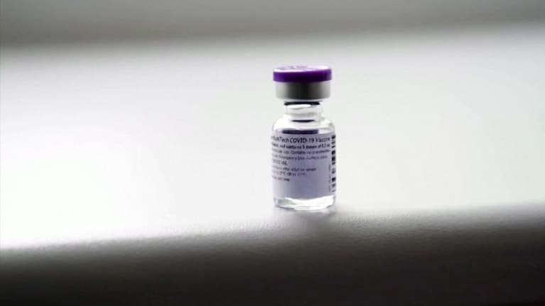 Coronavaccin som Pfizer och Binotech har framställt.