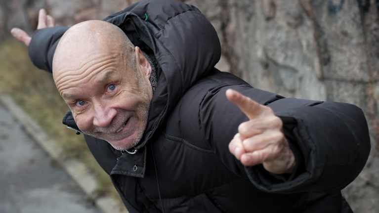 Environmental artist Markku "Sika" Woody. 