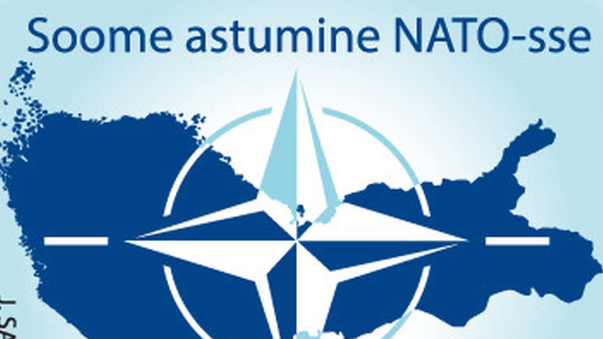 Viron posti, Omniva, julkaisi postimerkin Suomen Nato-jäsenyyden kunniaksi.