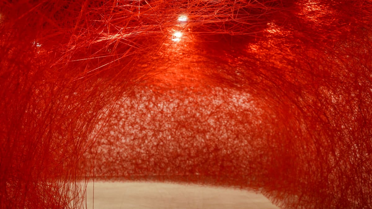 Chiharu Shiota, installaatio, nykytaide, EMMA