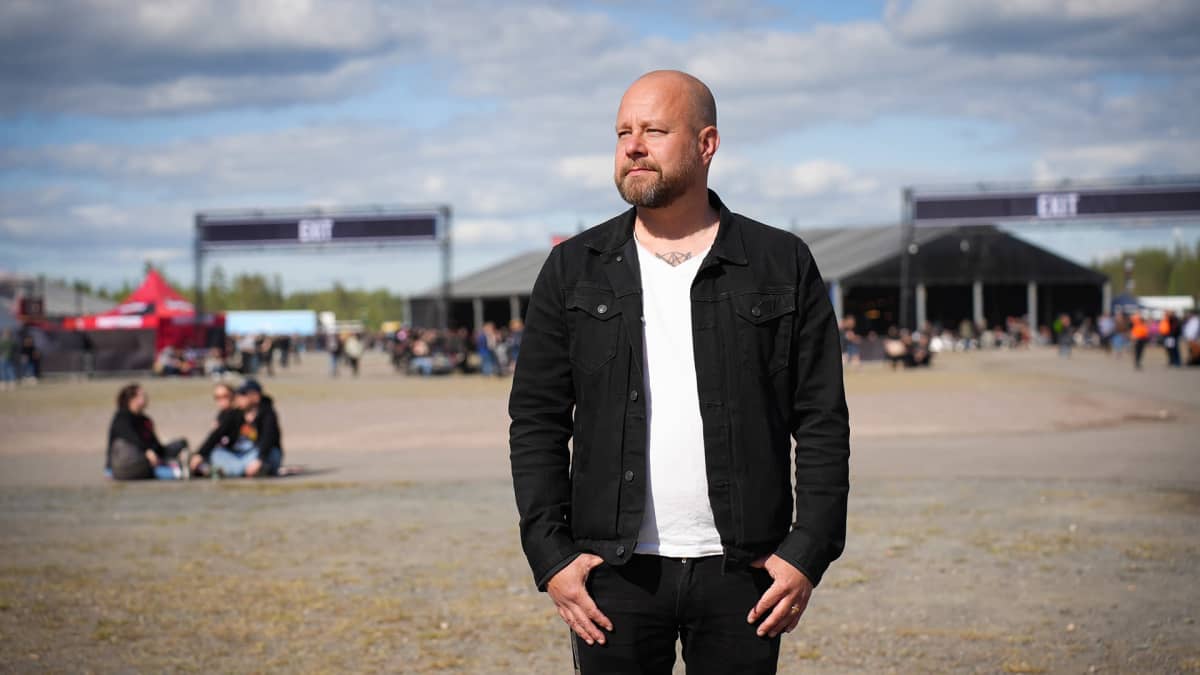 Rockfestin Janne Tamminen. 