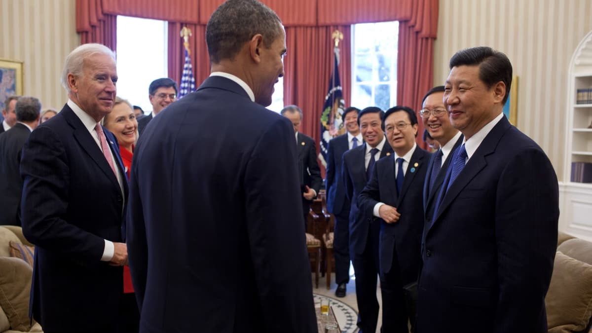 Barack Obama, Joe Biden ja Xi Jinping