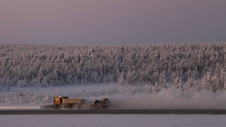 It is usually coldest in January in Lapland. Photo: Marko Halla / Arctic Airport