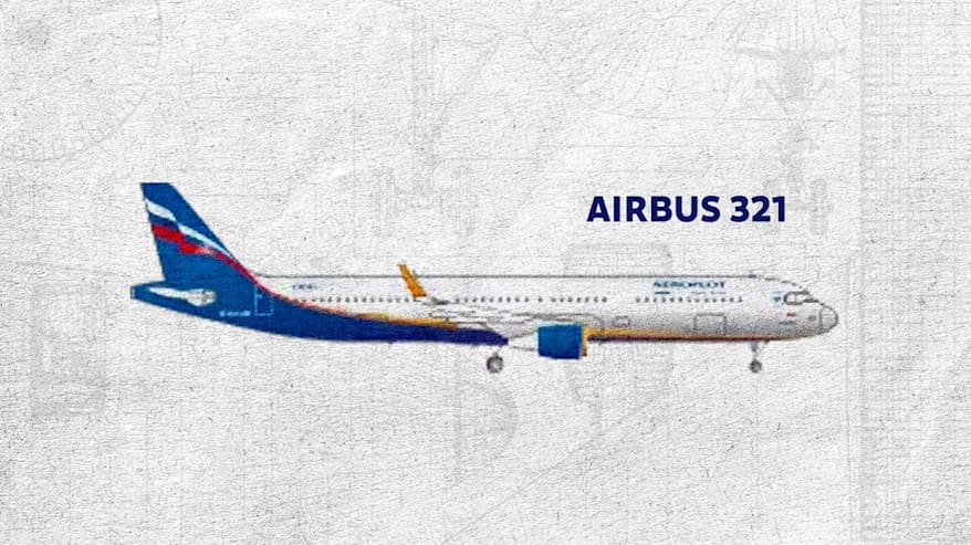Kuvassa kuvitettuna Aeroflotin Boeing 737-800 sekä Airbus 321 mallit.