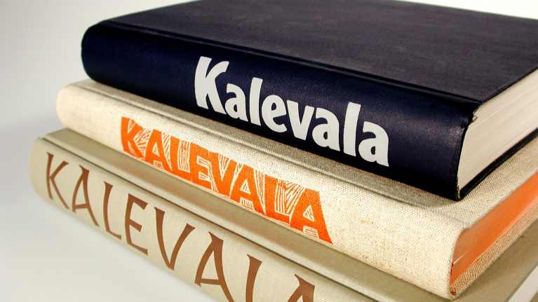 Kalevalasta otetaan uusia painoksia. Kuva: Arja Lento / Yle