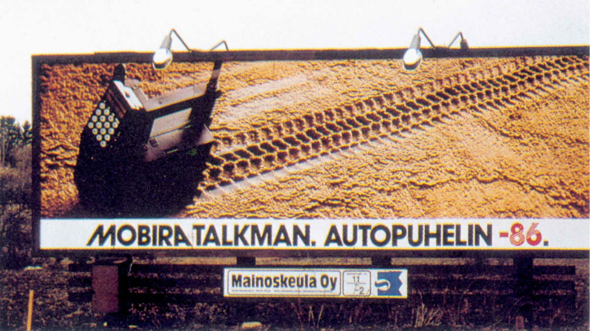 Reklam för Mobira Talkman