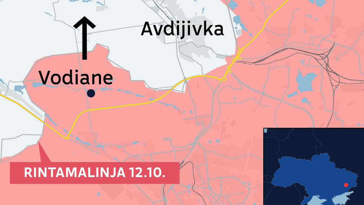 Venäjä on aloittanut hyökkäyksen saartaakseen Avdijivkan kaupungin ...