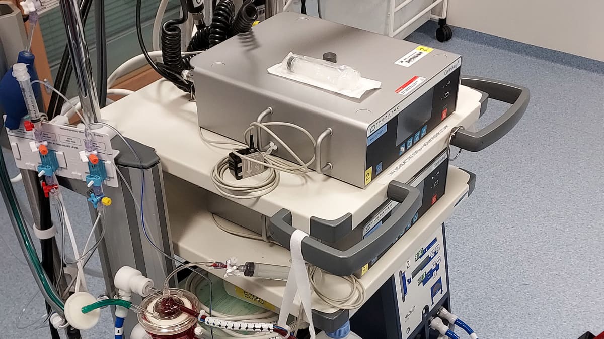Ecmo-laite Uudessa lastensairaalassa