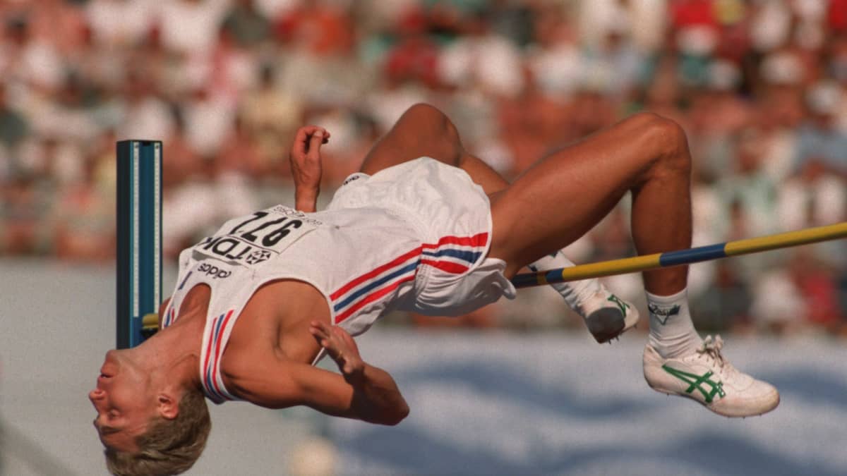 Steinar Hoen jakoi neljännen sijan Göteborgin MM-kisoissa vuonna 1995 tuloksella 235.