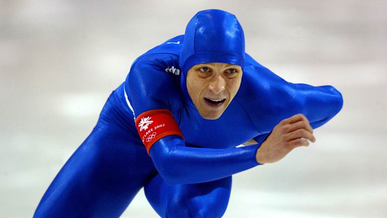 Janne Hänninen Salt Lake Cityn olympialaisissa 2002.