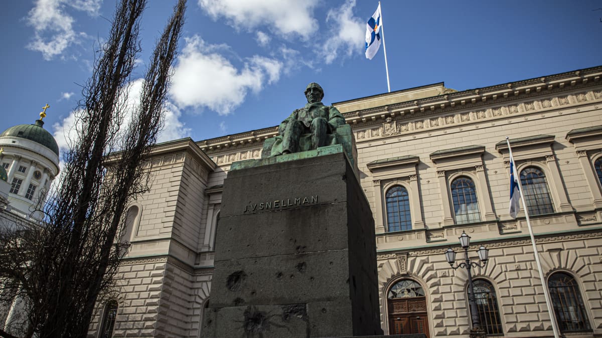 Suomen Pankin rakennus Helsingin keskustassa. Kuva: Matti Myller / Yle 