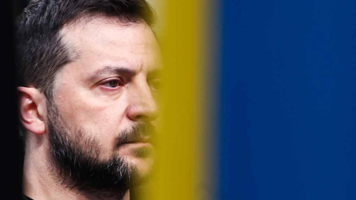 Ukrainan presidentti Volodymyr Zelenskyi. Kuva: Jakub Porzycki / AOP