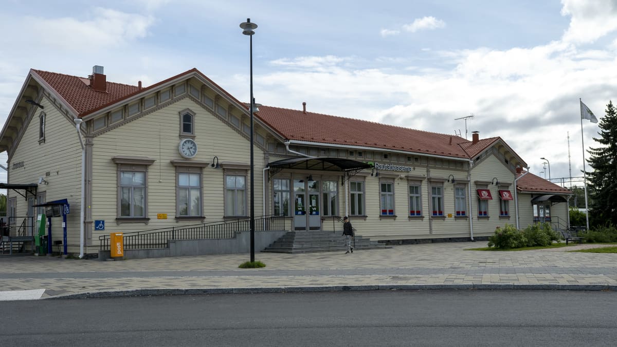 Joensuun rautatieasema.