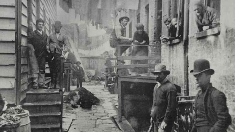 Bild från 1890-talets New York.
