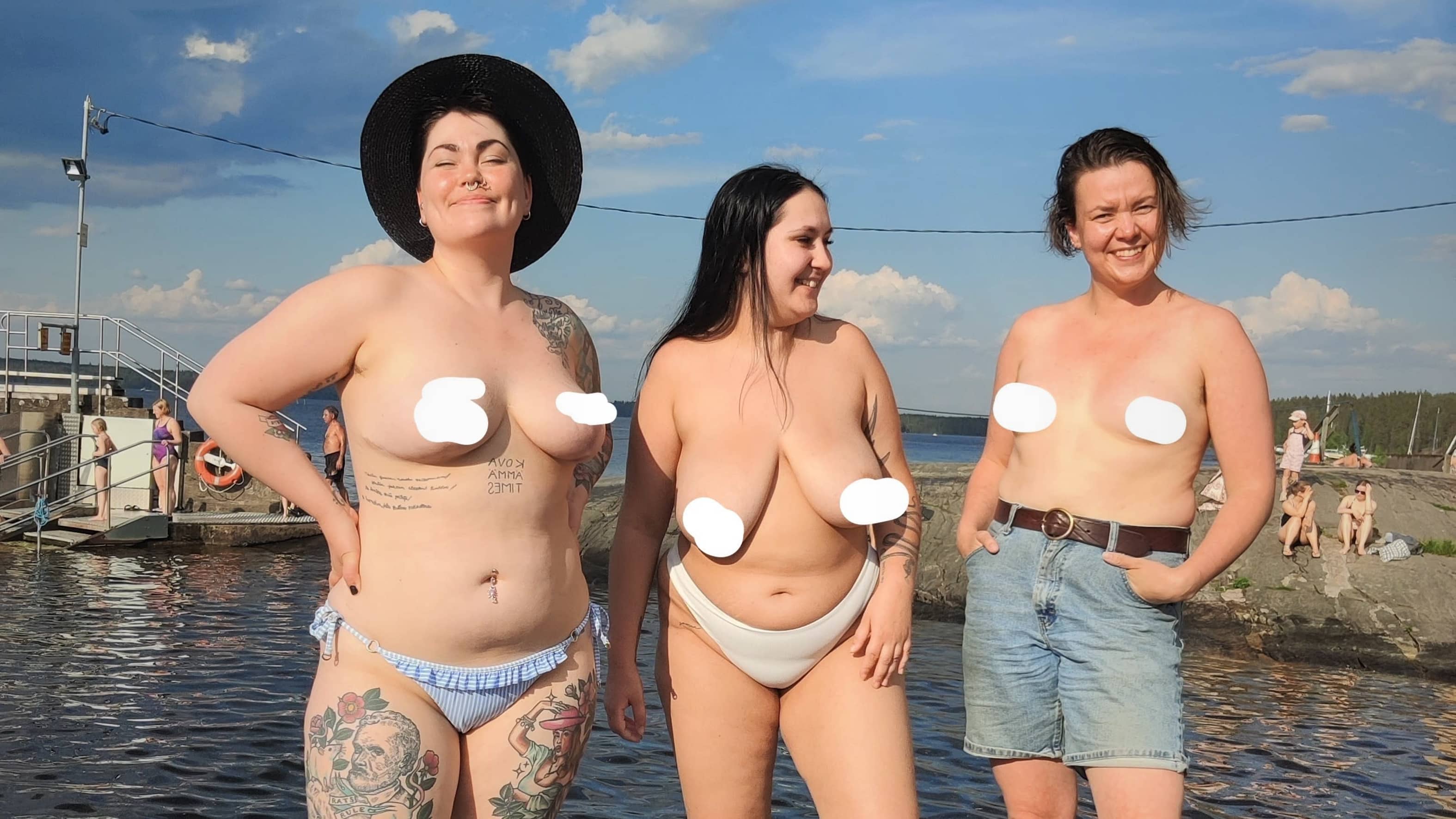 Topless 'breast activists' ejected from Tampere public sauna | Yle