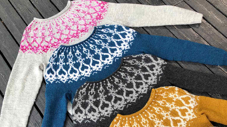 Sticka en Strömsötröja – Lee har designat ett nytt mönster med ...