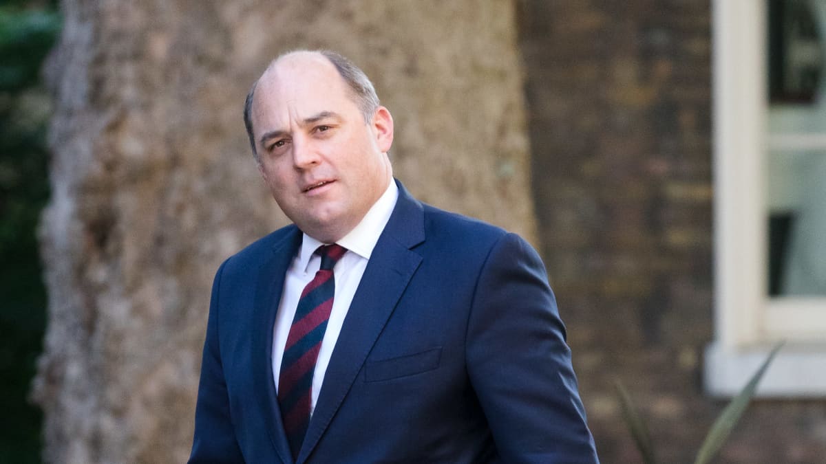 Storbritanniens försvarsminister Ben Wallace.