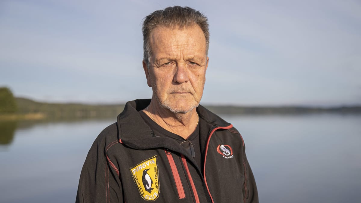 Lahden Pingviininen puheenjohtaja Sakari Nieminen.