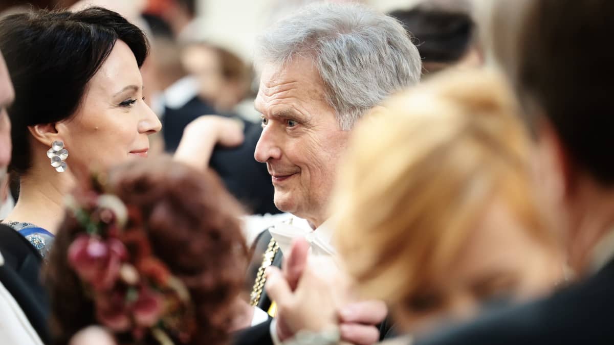 President Niinistö and Mrs. Haukio hosted the Castle’s party for the last time. Photo: Benjamin Suomela / Yle